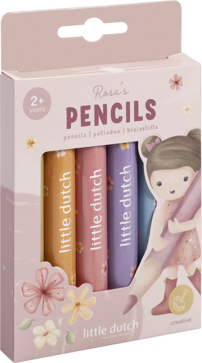Little Dutch Bleistifte rosa - 6 Stk.