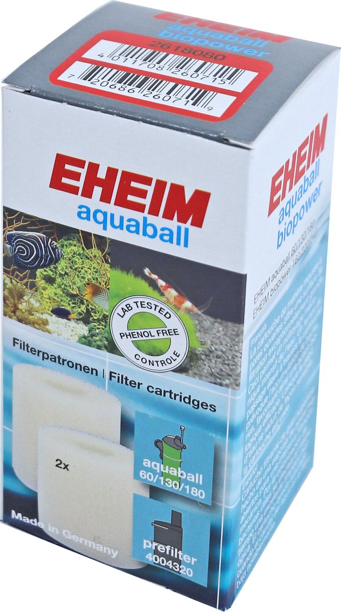 Eheim Filterkartusche Aquaball 60-180 Biopower 160-240
