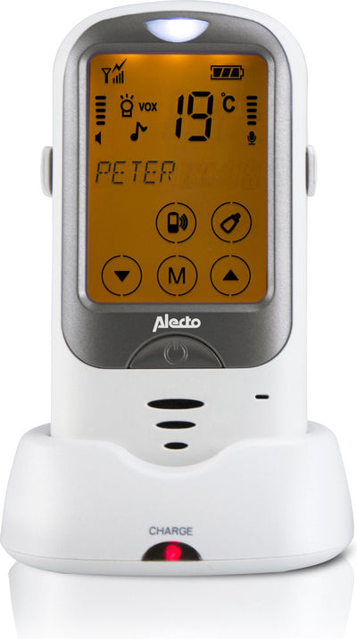 Alecto Babyphone-Erweiterung – DBX68BU – zusätzliche Babyeinheit, Babyphone DBX-68 und DBX68GS – weiß