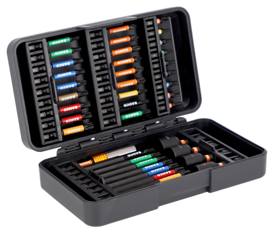 Bahco Schlagbit-Set 1 4 40-teilig (Farbe)