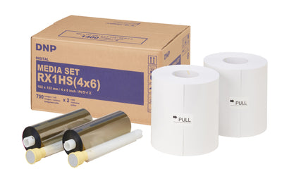 DNP-Papier DSRX1HS-4X6 2 ROLLE � 700 St. 10x15 für DS-RX1HS