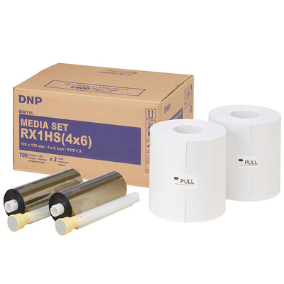DNP-Standardpapier DSRX1HS-4X6 2 ROLLE � 700 St. 10x15 für DS-RX1HS