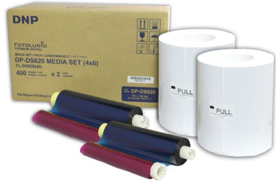 DNP -Papier DM46620 2 Roll � 400 St. 10x15 für DS620
