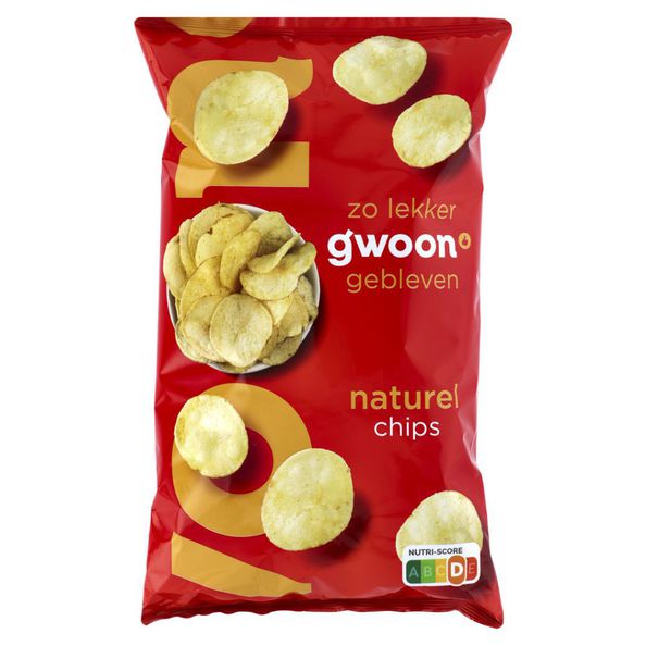 G'woon Chips natur 250 gr