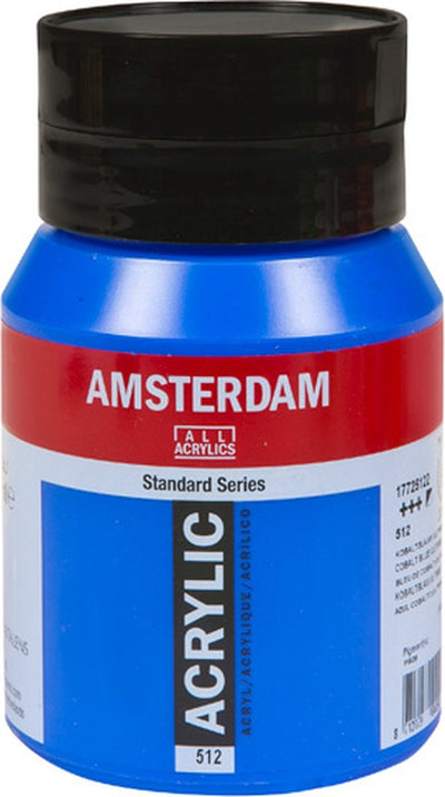 Acrylfarbentopf der Amsterdamer Standardserie 500 ml Kobaltblau (Ultramarin) 512