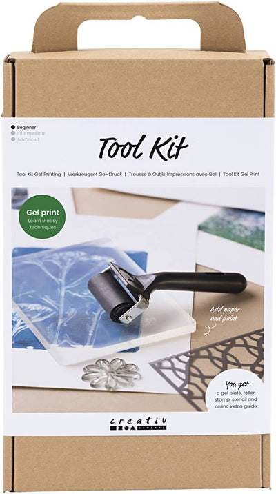 Creativ Company Gel-Druck-Toolkit, 1 Box