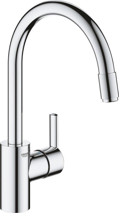 Grohe Quickfix Feel 1-Loch Küchenarmatur mit ausziehbarem Mousseur Chrom