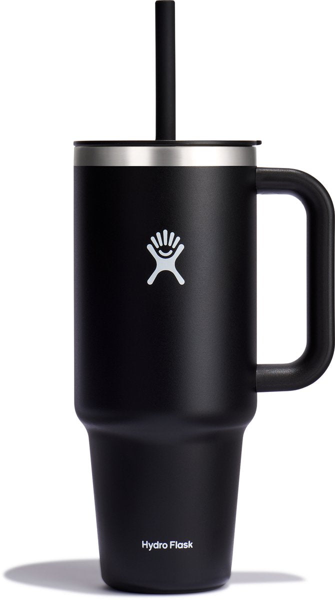 Allround-Reisebecher „Hydro Flask“ (1182 ml) – Schwarz