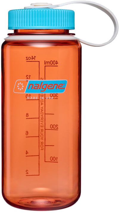Nalgene – Weithalsflasche – Trinkflasche – Wasserflasche – 500 ml – Flame w Blue Atoll Sustain Neu!
