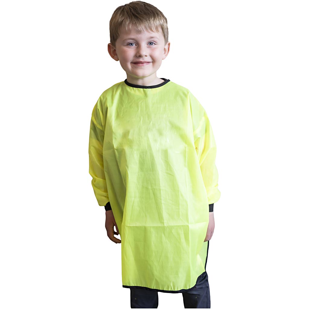 Creativ Company Künstlerkittel, L: 65 cm, Größe 5-8 Jahre, lindgrün, 1 Stück