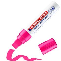 Fenstermarker edding 4090 meißelförmig 4-15mm Spitze neonpink