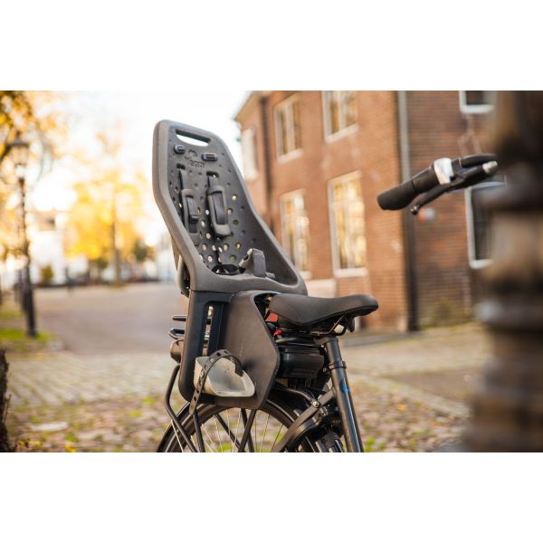 Universal-E-Bike-Träger für Kindersitze silber