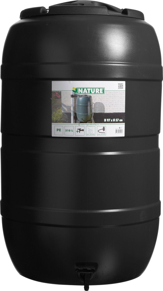Nature Plastikrainton Schwarz
