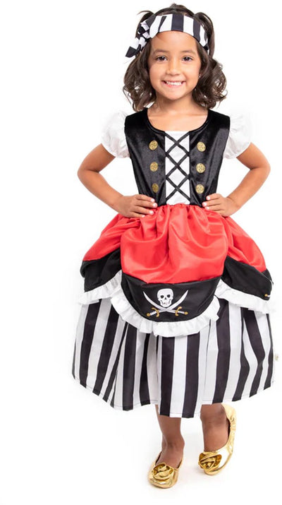 Kleine Abenteuer - Piratenkleid mit Stirnband - Größe 110-122