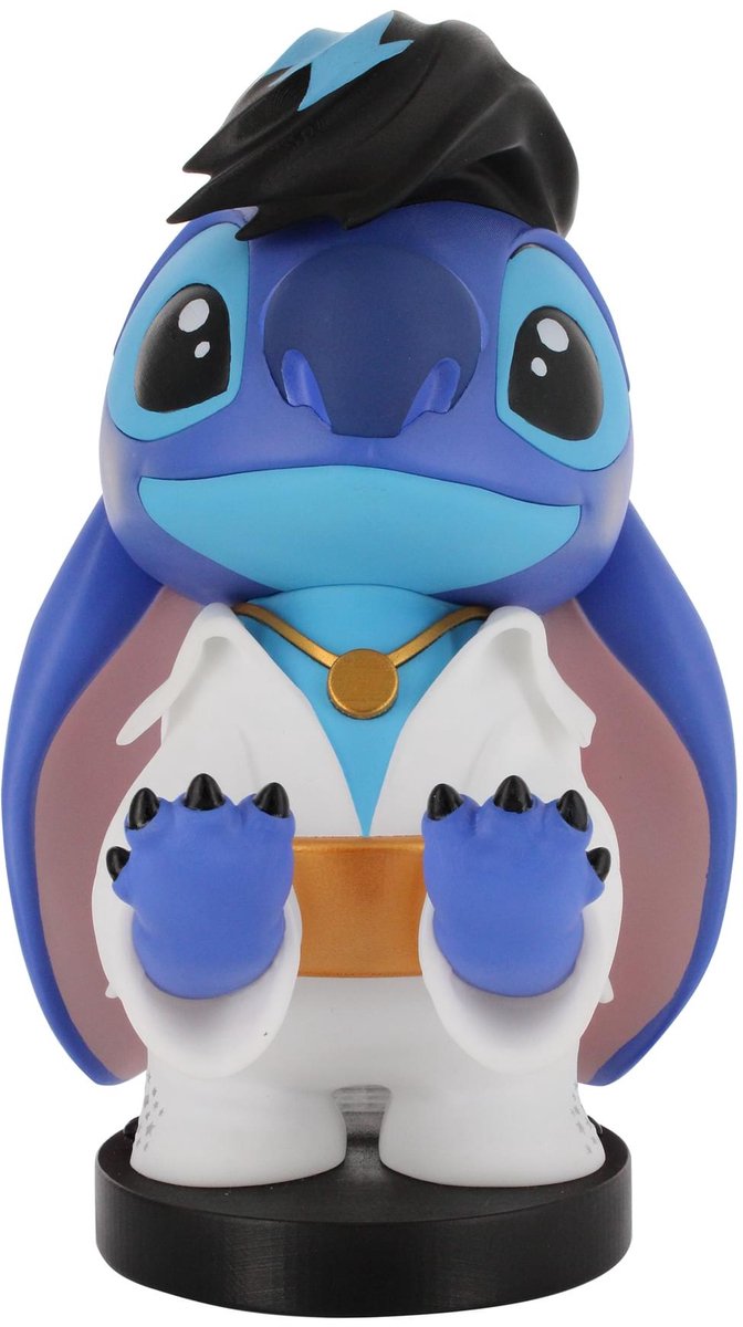 Cableguys Stitch Elvis – Figurenständer für Telefon | Controller | Ladekoffer (Kabelbinder original)