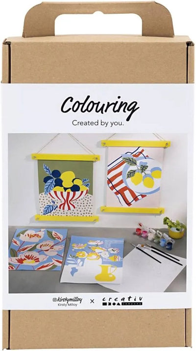 Creativ Company Hobby-Set Farben, Malen nach Zahlen, Acrylfarbe, 1 Box