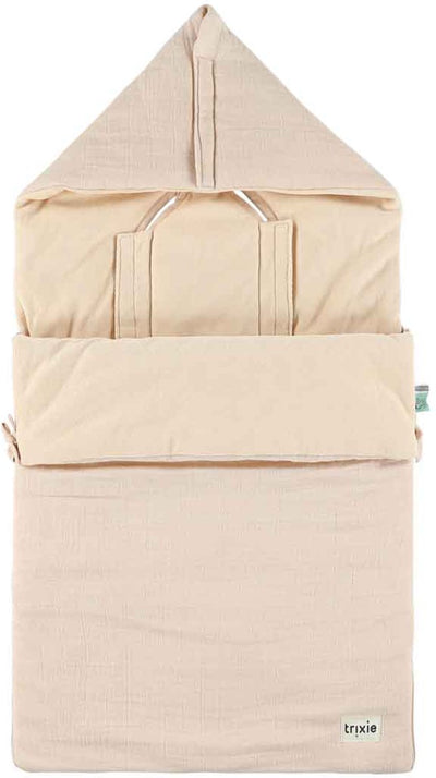 Trixie Fußsack Baby – Bliss Blossom Pink Autositz Kinderwagen.