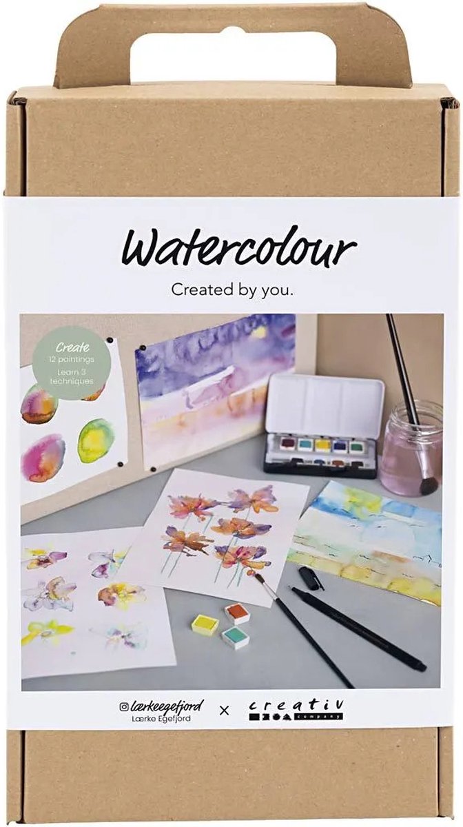 Creativ Company Hobby-Set Aquarell, 1 Box