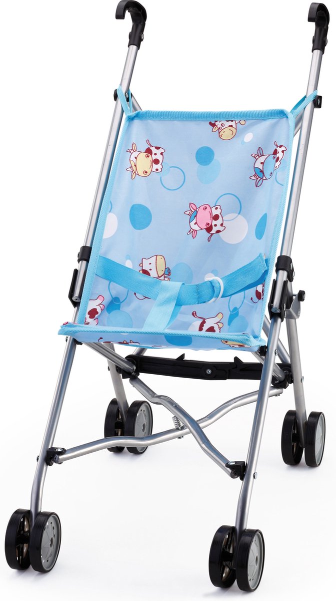 Bayer Design - Puppenbuggy - Blau mit Kühen