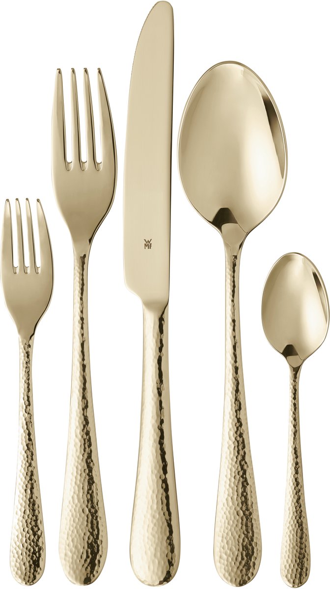 WMF Sitello Besteckset - 30-teilig - goldfarben - für 6 Personen - luxuriöses Design