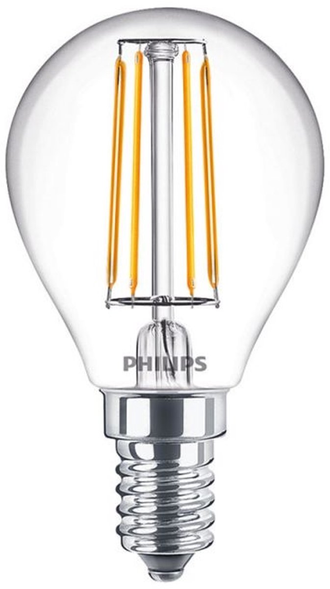 Philips LED Philips - Master Value LEDluster E14 Kugelfilament klar 3,4 W 470 lm - 927 sehr warmes Weiß | Beste Farbwiedergabe - dimmbar - ersetzt 40W