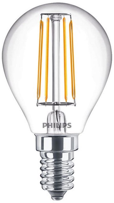 Philips LED Philips - Master Value LEDluster E14 Kugelfilament klar 3,4 W 470 lm - 927 sehr warmes Weiß | Beste Farbwiedergabe - dimmbar - ersetzt 40W