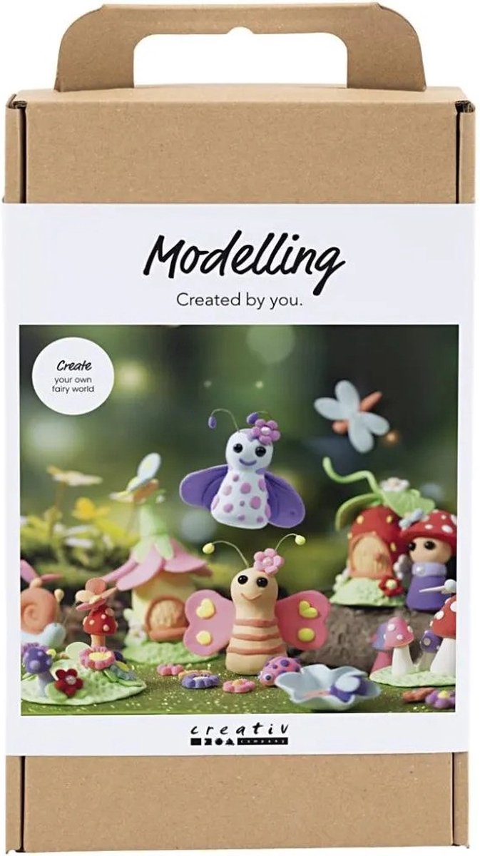 Creativ Company Modellbau-Hobbyset, Elfe, Pastellfarben, 1 Box