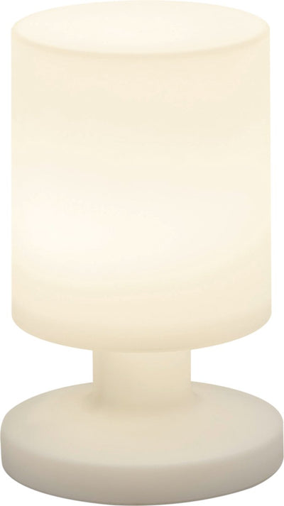 Rl lebe deine Lichtrealität Lora - Tischleuchte - weiß - inkl. 1x SMD 1,5W - wiederaufladbar - kabellos - Außenbeleuchtung - IP44