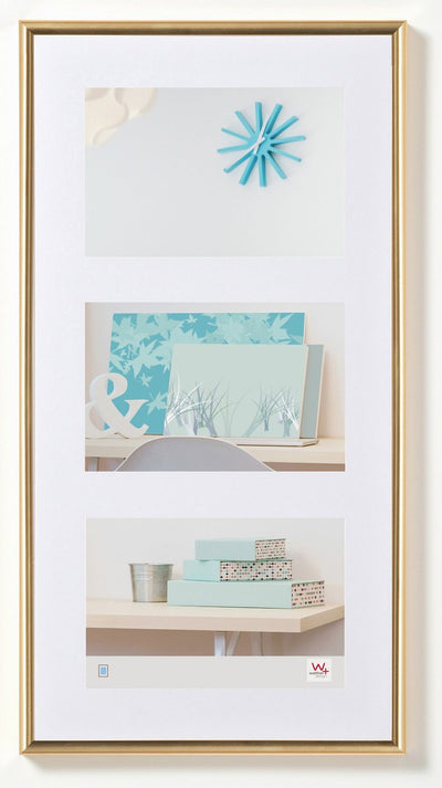 Walther New Lifestyle - Kunststoffgalerie - Fotogröße 3x13x18 cm - Gold