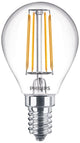 Philips LED Philips - Master Value LEDluster E14 Kugelfilament klar 3,4 W 470 lm - 927 sehr warmes Weiß | Beste Farbwiedergabe - dimmbar - ersetzt 40W