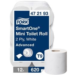 Toilettenpapier Tork T9 Smartone Advanced 2-lagig weiß