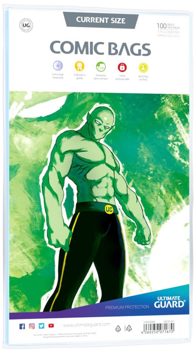 Ultimate Guard Comic-Taschen Standard (100) – aktuelle Größe