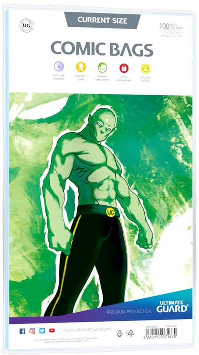 Ultimate Guard Comic-Taschen Standard (100) – aktuelle Größe