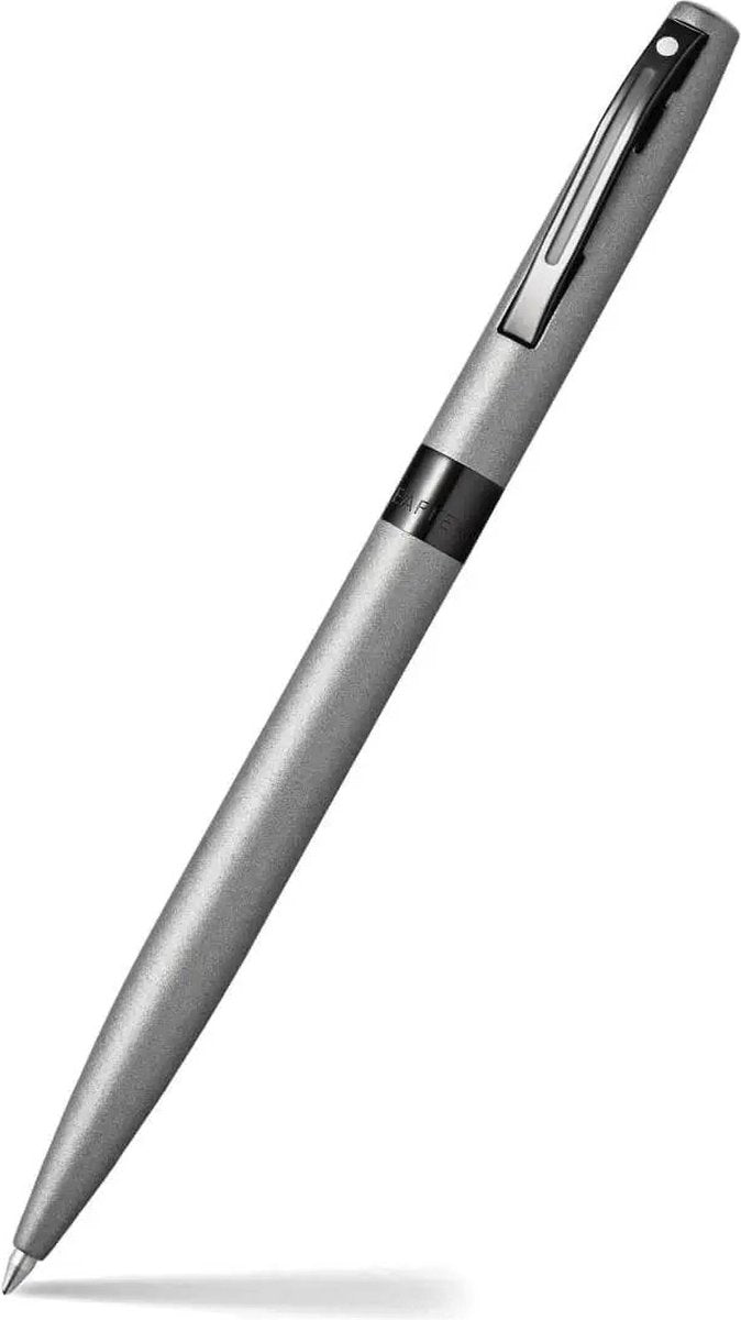 Sheaffer Kugelschreiber – Reminder E9019 – mattgrauer Lack, schwarze PVD-Beschichtung – SF-E2901951