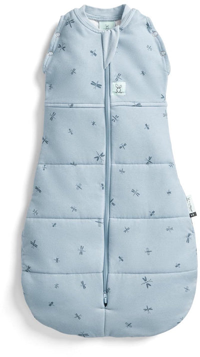 Ergopouch Cocoon Wickelschlafsack – 2,5 Tog – 0–3 md – Babyschlafsack – Wickelschlafsack – Schlafsäcke – Libellen