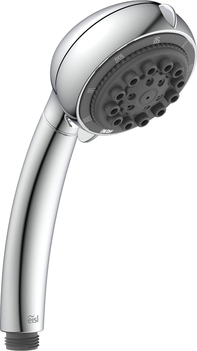 Eisl Vital Handbrause mit Schlauch – Rundbrause mit Halterung – Chrom