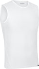 Gripgrab – Ultraleichtes, ärmelloses Mesh-Basisschicht-Sommer-Fahrrad-Unterhemd, Polygiene-Sweatshirt – Weiß – Herren – Größe XXL