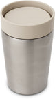 Brabantia Make Take Thermosbecher – Kaffeetasse zum Mitnehmen – 200 ml – sanftes Beige
