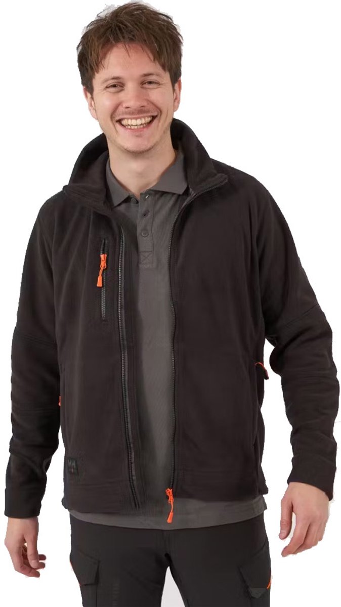 Helly Hansen Kensington Fleecejacke 72158 – Herren – Schwarz – L