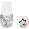 Impressart -Präge -Stempel, Stern, L: 65 mm, dumm 3 mm, 1 Stück