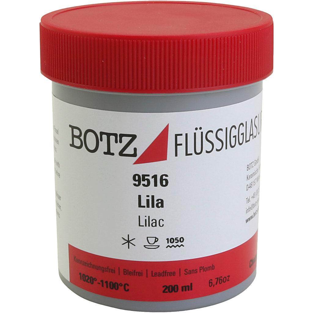 Glasur für Ton, Lila, 200 ml 1 Box