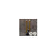Anna's Collection LED-Dinnerkerzen mit goldener beweglicher Flamme