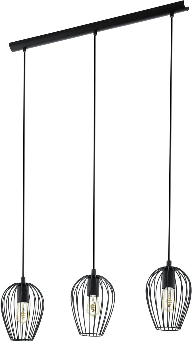 Eglo Newtown Hängelampe - e27 - 70 cm - schwarz