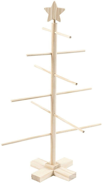 Hölzerne Kinder Weihnachtsbaum, 60 cm