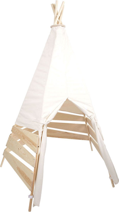 Kleiner Fuß Holz Tipi Zelt im Freien