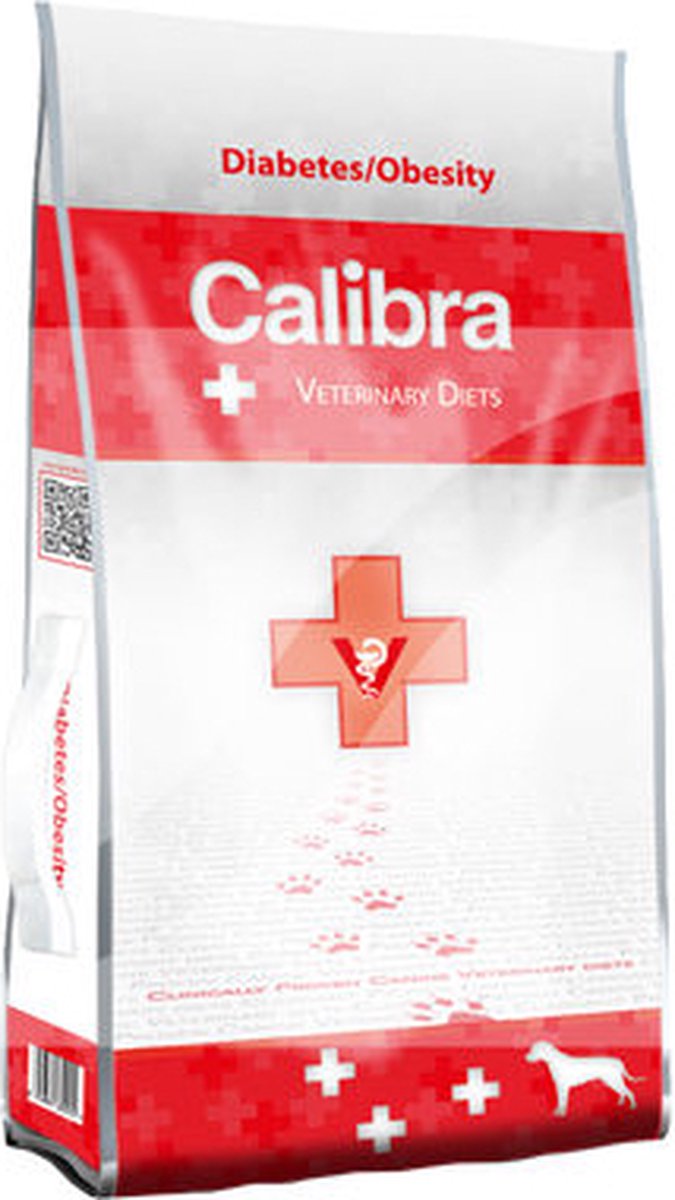 Veterinärdiäten für Hunde von Calibra – Diabetes, Fettleibigkeit – 12 kg