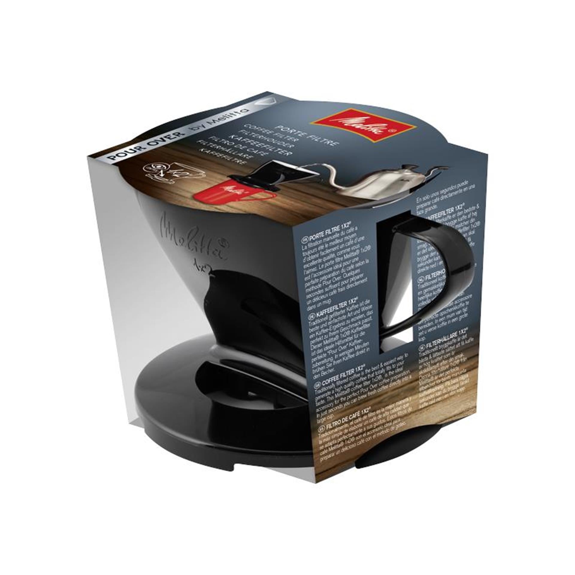 Melitta Kaffeefilter schwarz 1x2