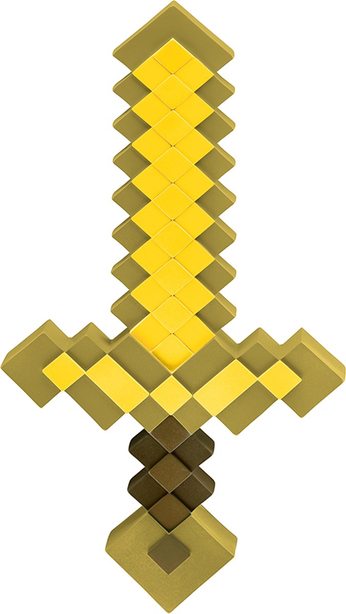 Minecraft-Verkleidung (Mojang), Minecraft-Goldschwert, Größe keine Größe, Jungs