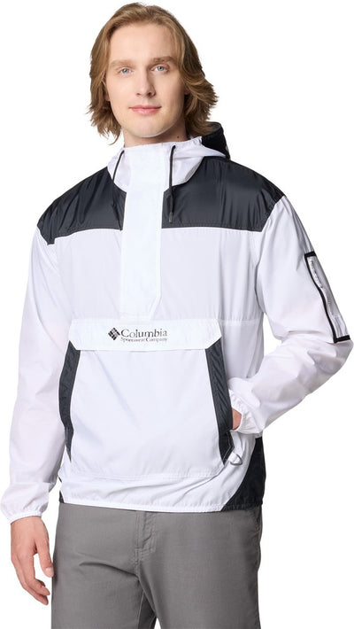 Columbia Challenger™ II Windbreaker Herren Outdoorjacke – Weiß, Schwarz – Größe XL