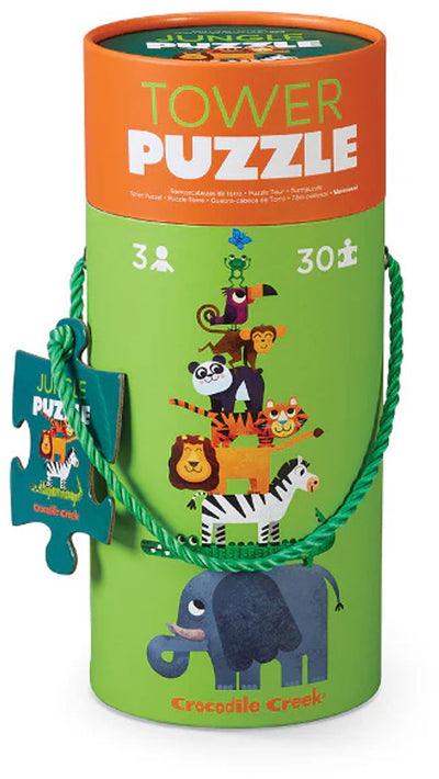 Crocodile Creek Tower Puzzle Dschungel – 30 Teile